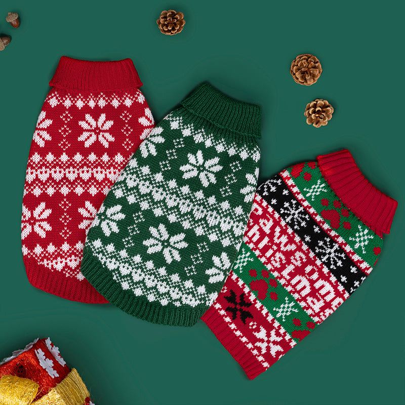 HKM-1600701 Personalized Christmas Sweater for Pets in Various Designs and Sizes