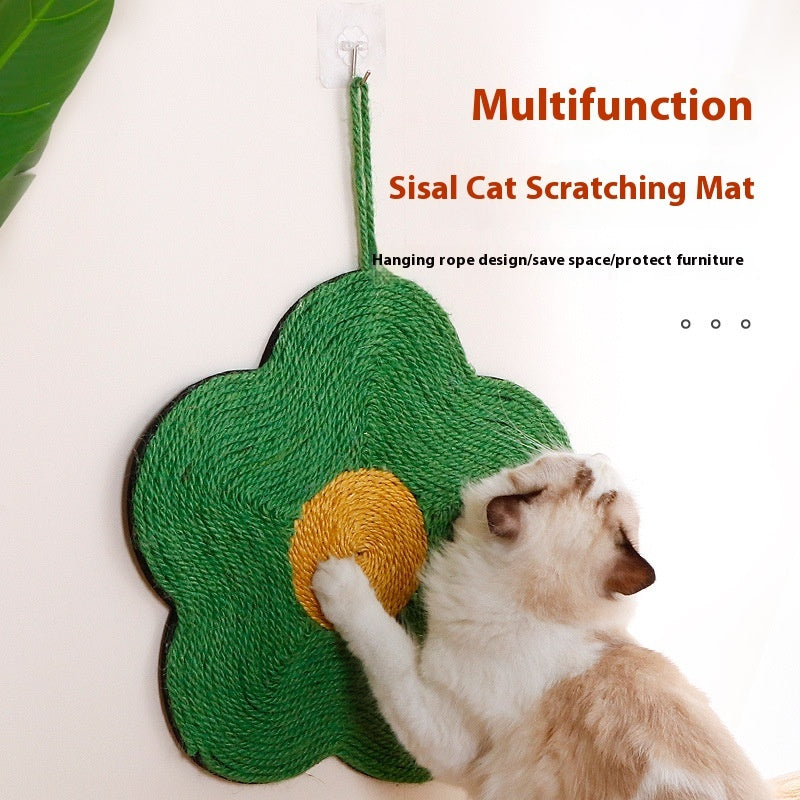 HKM-1601085 Sisal Cat Scratching Board - Colorful, Wear-Resistant Design Without Shedding Chips