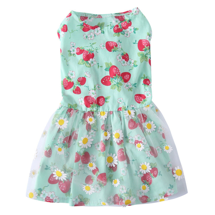HKM-1601469 Simple Print Skirt for Dogs in Various Colors and Sizes