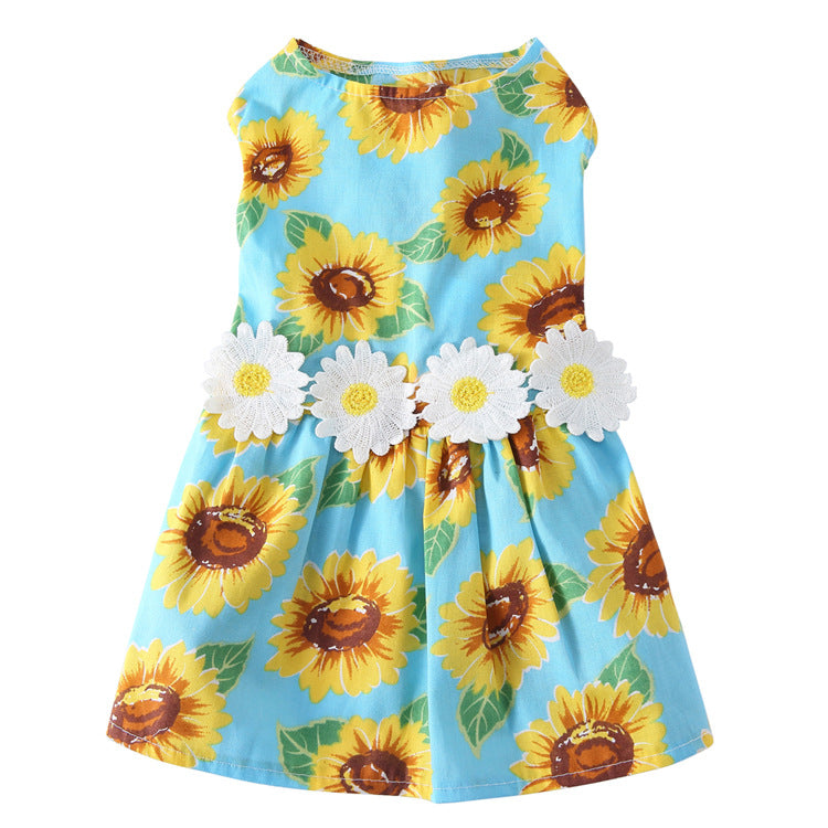 HKM-1601469 Simple Print Skirt for Dogs in Various Colors and Sizes