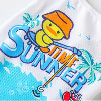 HKM-1607229 Summer Cartoon Printed Pet Vest - Lightweight Polyester Clothing for Dogs and Cats (XS-XXL)