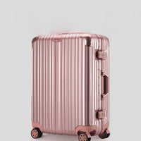 HKM-160723 Aluminium Frame Trolley Suitcase with Combination Lock for Business Travel