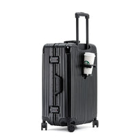 HKM-160723 Aluminium Frame Trolley Suitcase with Combination Lock for Business Travel