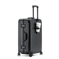 HKM-160723 Aluminium Frame Trolley Suitcase with Combination Lock for Business Travel