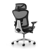 HKM-160787 Ergonomic Mesh Office Chair with Adjustable Headrest and Reclining Function