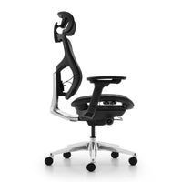HKM-160787 Ergonomic Mesh Office Chair with Adjustable Headrest and Reclining Function