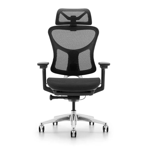 HKM-160787 Ergonomic Mesh Office Chair with Adjustable Headrest and Reclining Function