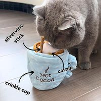 HKM-1608125 Interactive Catnip Chew Toy Set with Crinkle Sounds for Indoor Cats – Engaging Puzzle for Mental Stimulation
