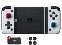 HKM-160915 Android Mobile Game Controller for Phone with Adjustable Handle - ABS Material, USB Interface, No Vibration