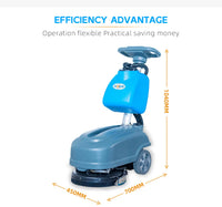 HKM-160915 Battery-Powered Handheld Floor Scrubber and Dryer - Model KR-XS15D