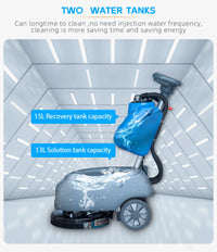 HKM-160915 Battery-Powered Handheld Floor Scrubber and Dryer - Model KR-XS15D