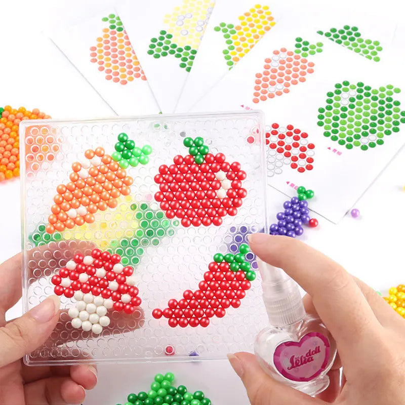 HKM-160915 Magic Water Beads DIY Decoration Set for Kids – Fun and Educational Sticky Bead Activity