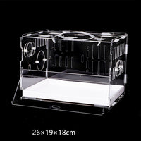 HKM-1611453 Super Large Acrylic Drawer Cage for Rats and Small Animals - Easy Cleaning Design, Transparent Structure