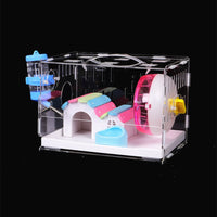 HKM-1611453 Super Large Acrylic Drawer Cage for Rats and Small Animals - Easy Cleaning Design, Transparent Structure
