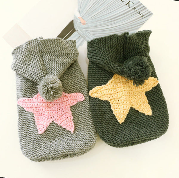 HKM-1614397 Cozy Acrylic Pet Sweater for Autumn and Winter - Stretchable Design