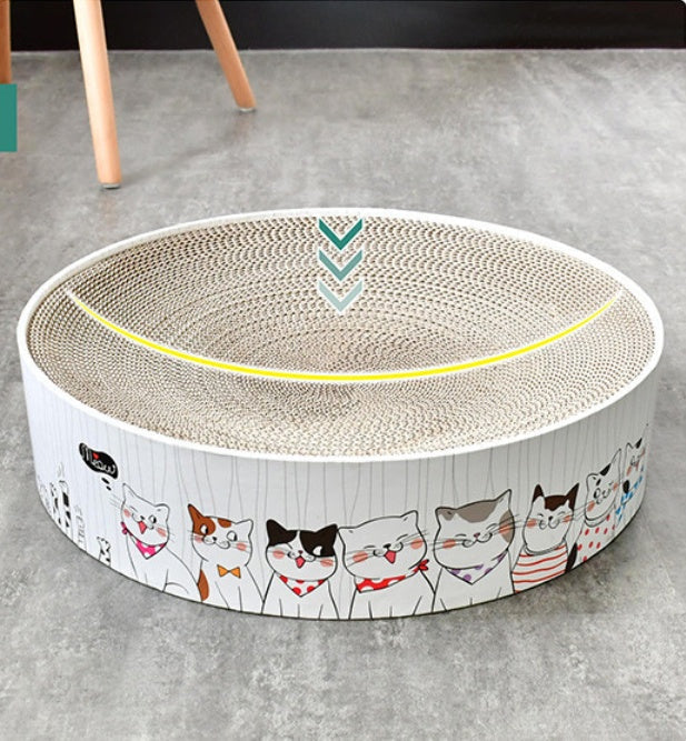 HKM-161491 Corrugated Cat Scratching Board for Cats Under 10kg - Durable and Eco-Friendly Design