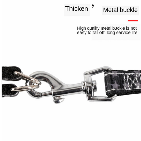 HKM-1616189 Adjustable Nylon Dog Leash with Personalized Print for All Seasons