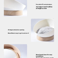 HKM-1616445 Stylish White Wood Grain Plastic Open Cat Nest for Cozy Relaxation