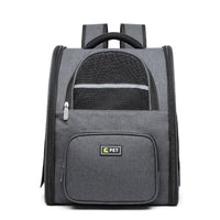 HKM-161683 Pet Carrier Backpack for Pets Up to 13 kg - Medium to Hard Structure, Plain Design, 43x41x10 cm
