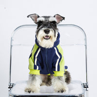 HKM-1616957 Cubs Style Baseball Uniform Dog Jacket for Spring and Autumn in Cotton with Detachable Bear