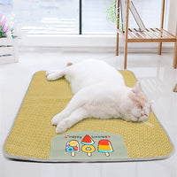 HKM-1618237 Cooling Rattan Pet Sleeping Mat with Soft Sponge Padding for Dogs and Cats – Anti Scratch and Moisture Resistant – Various Sizes Available