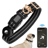 HKM-1618365 Silicone Anti-Lost Dog Collar with Monochrome Design, Nylon Material, Four Seasons, Multiple Sizes