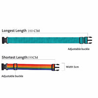 HKM-1618621 Adjustable Nylon Luggage Straps in 7 Colors for Secure Travel Packing Accessories