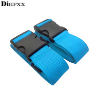 HKM-1618621 Adjustable Nylon Luggage Straps in 7 Colors for Secure Travel Packing Accessories
