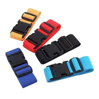 HKM-1618621 Adjustable Nylon Luggage Straps in 7 Colors for Secure Travel Packing Accessories