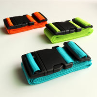HKM-1618621 Adjustable Nylon Luggage Straps in 7 Colors for Secure Travel Packing Accessories
