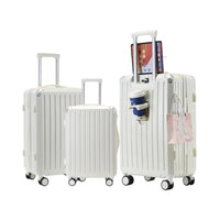 HKM-161875 Recyclable Travel Suitcase Set with Handle and Paper Tray for Convenient Packing