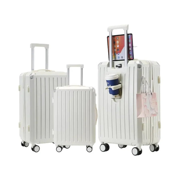 HKM-161875 Recyclable Travel Suitcase Set with Handle and Paper Tray for Convenient Packing