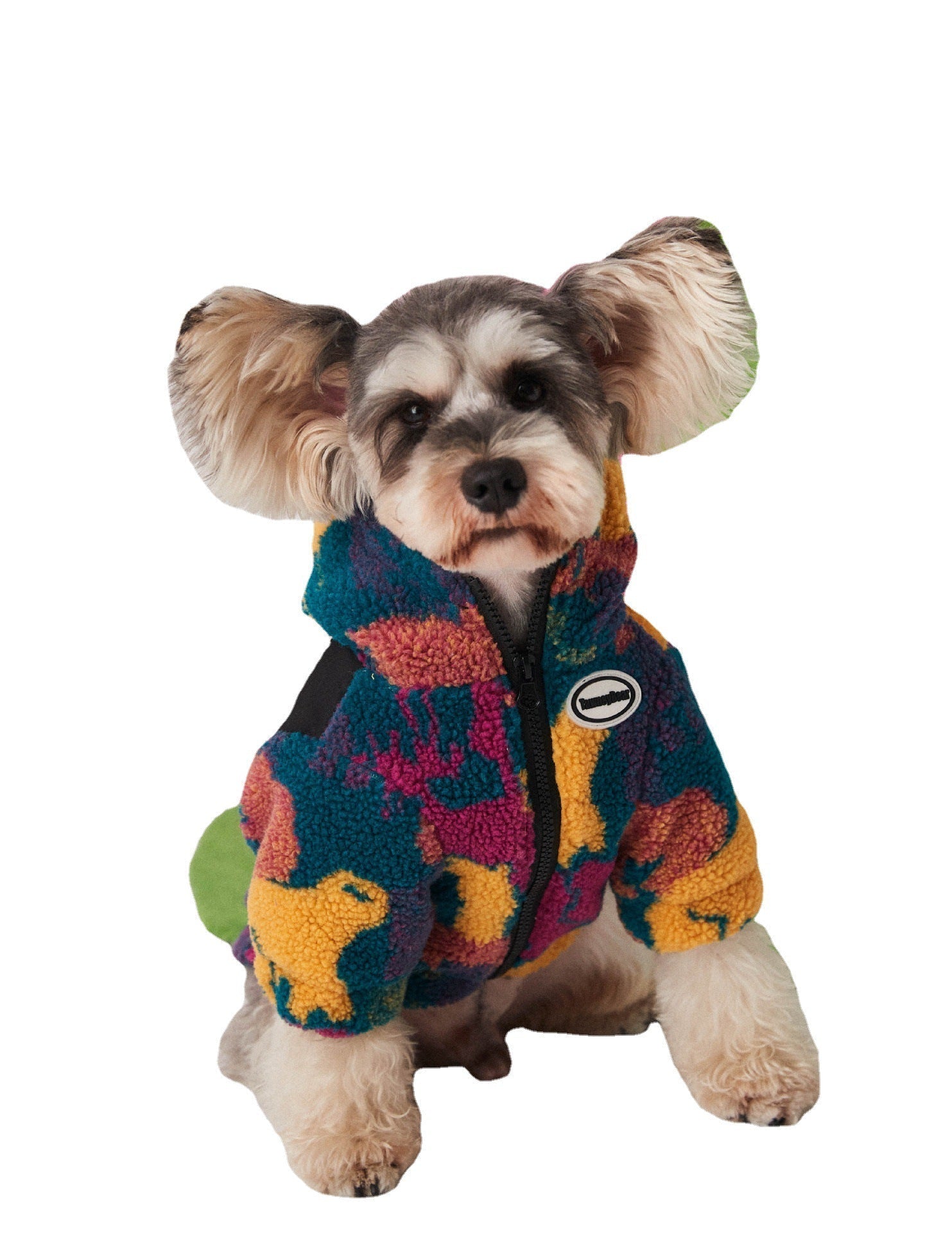 HKM-1620541 Thick Camouflage Dog Jacket for Autumn and Winter - Cozy Two-Legged Clothing for Small to Medium Dogs