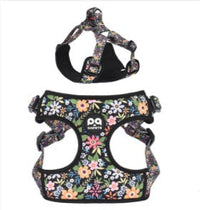 HKM-1621437 Y-shaped Oxford Cloth Dog Harness Vest with Reflective Strips and Breathable Mesh - Small and Medium Sizes Available