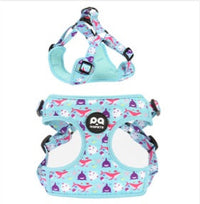 HKM-1621437 Y-shaped Oxford Cloth Dog Harness Vest with Reflective Strips and Breathable Mesh - Small and Medium Sizes Available
