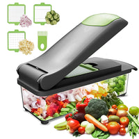 HKM-162195 Manual Multi-Function Vegetable Chopper with Kitchen Accessories