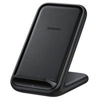 HKM-162195 Vertical Wireless Fast Charging Station for Mobile Phones - Type-C Connection, 2400mA Output, Black