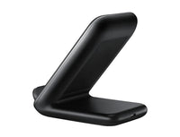 HKM-162195 Vertical Wireless Fast Charging Station for Mobile Phones - Type-C Connection, 2400mA Output, Black