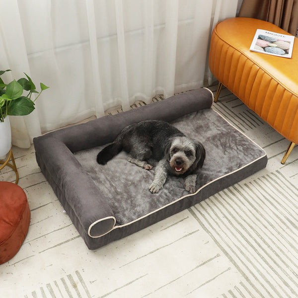 HKM-1622205 Cozy Solid Color Pet Bed Available in Multiple Sizes and Colors