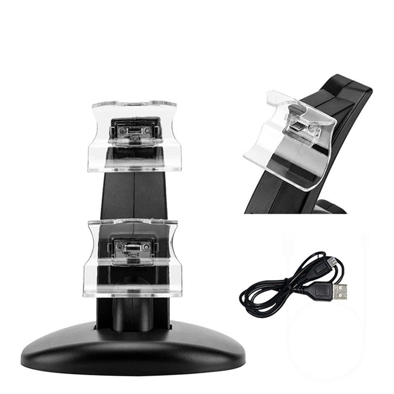 HKM-162323 Dual Charging Stand for Xbox One and Xbox One S Gamepads - USB Connection, Charges 2 Simultaneously, ABS Material