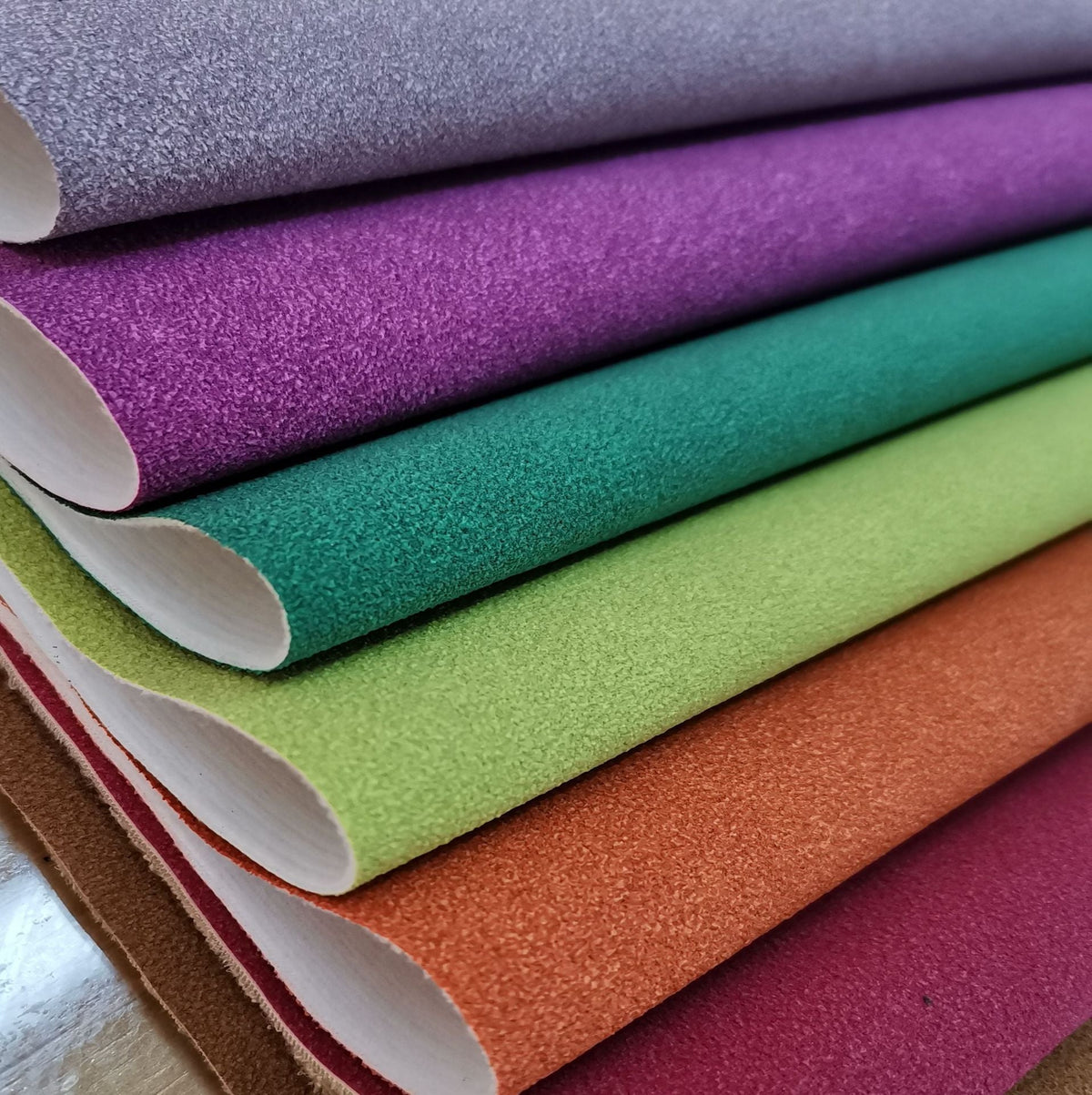 HKM-162323 Frosted PU Leather Fabric - 1.0mm Thickness, 137cm Width, Multiple Colors Available