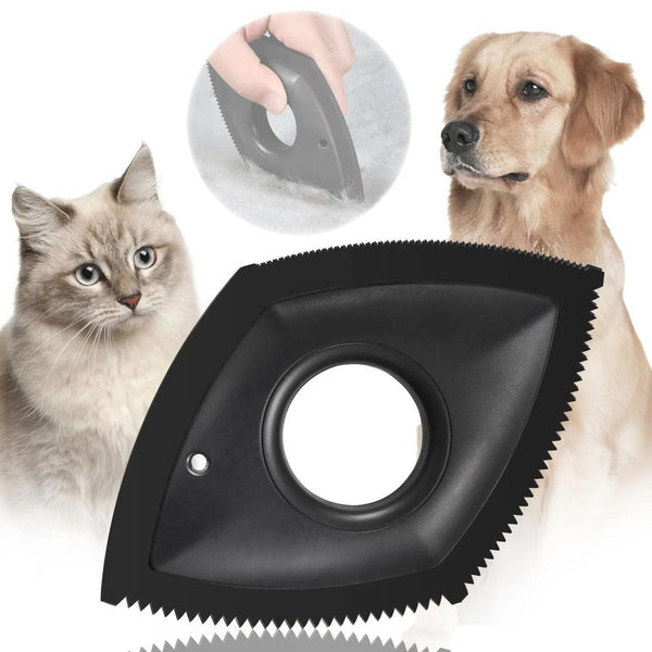 HKM-162387 Pet Fur Removal Tool for Carpets, Sofas, and Cars - Silicone Lint Brush for Dogs and Cats