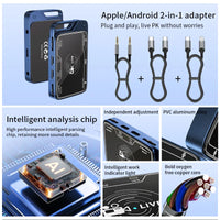 HKM-162387 Stereo Sound Card Adapter for Live Broadcasting - Compatible with iPhone and Type-C Mobile Phones