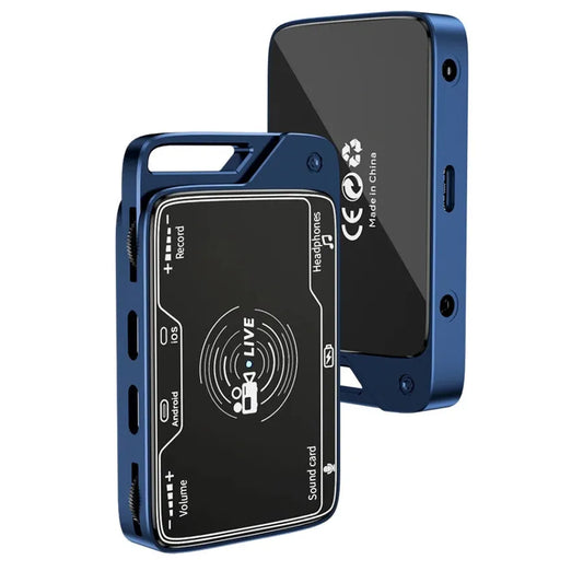 HKM-162387 Stereo Sound Card Adapter for Live Broadcasting - Compatible with iPhone and Type-C Mobile Phones