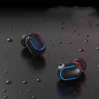 HKM-162515 Wireless Stereo Earphones with Charging Case - Bluetooth 5.0, 3 Hours Music Time, Compact Size