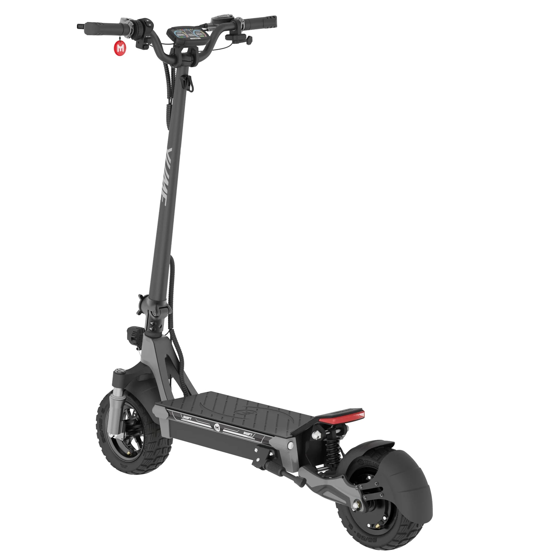 HKM-162835 250W Electric Scooter with 10-Inch Wheels, Foldable, 37-Mile Range, and Full Suspension
