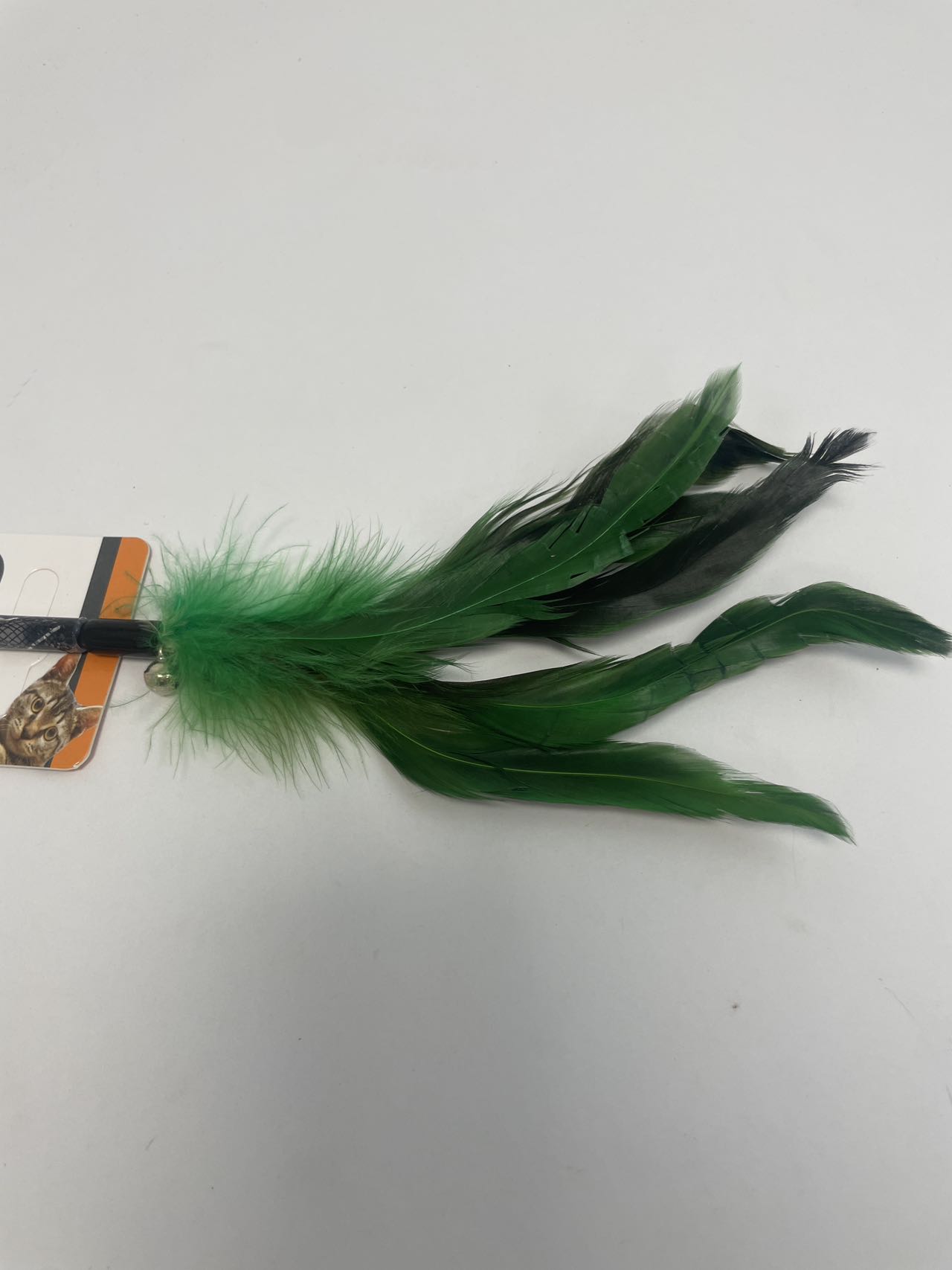 HKM-1628733 Feather Cat Teaser Toy - Engaging Play for Your Feline Friend