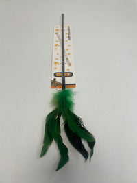 HKM-1628733 Feather Cat Teaser Toy - Engaging Play for Your Feline Friend