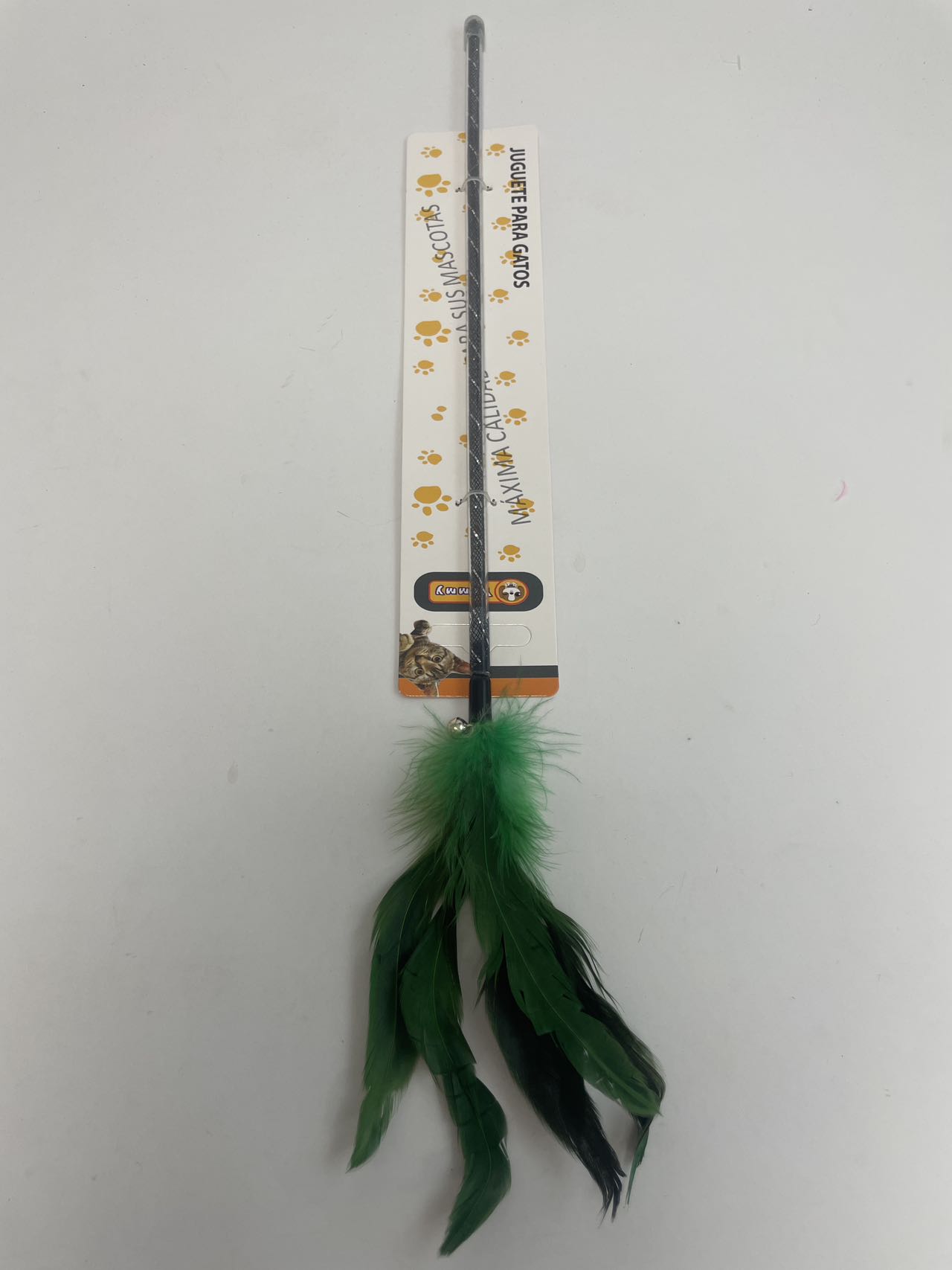 HKM-1628733 Feather Cat Teaser Toy - Engaging Play for Your Feline Friend