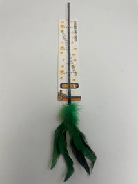 HKM-1628733 Feather Cat Teaser Toy - Engaging Play for Your Feline Friend